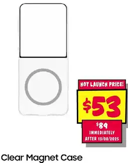 JB Hi-Fi Clear Magnet Case offer