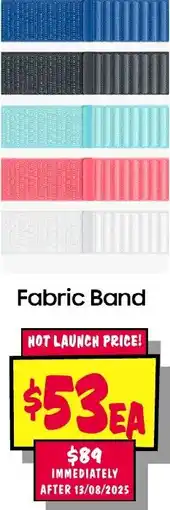 JB Hi-Fi Fabric Band offer