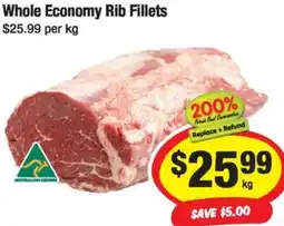 CORNETTS Whole Economy Rib Fillets offer