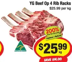 CORNETTS YG Beef Op 4 Rib Racks offer