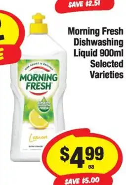 CORNETTS Morning Fresh Dishwashing Liquid offer