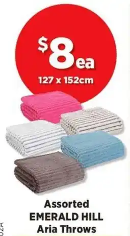 Spotlight Assorted emerald hill aria throws offer