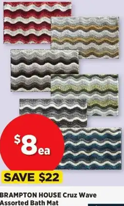 Spotlight Brampton House Cruz Wave Assorted Bath Mat offer