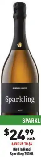 Liquor Legends Bird In Hand Sparkling offer