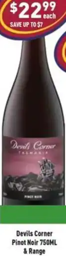 Liquor Legends Devils Corner Pinot Noir offer