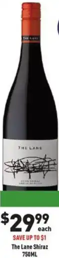 Liquor Legends The Lane Shiraz offer