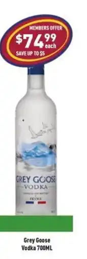Liquor Legends Grey Goose Vodka offer
