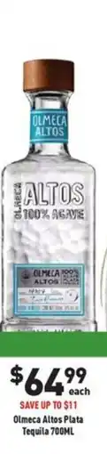Liquor Legends Olmeca Altos Plata Tequila offer