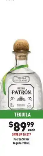 Liquor Legends Patron Silver Tequila offer