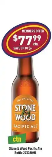 Liquor Legends Stone & Wood Pacific Ale Bottle offer