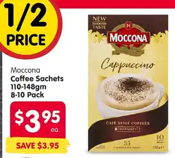 Spar Moccona Coffee Sachets offer