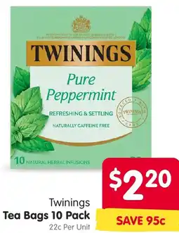 Spar Twinings Tea Bags offer