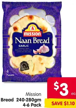 Spar Mission Naan Bread offer
