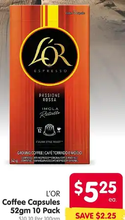 L'OR Coffee Capsules