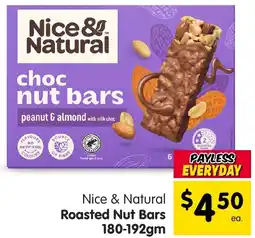 Spar Nice & Natural Roasted Nut Bars offer