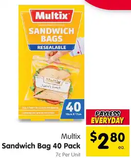 Multix Sandwich Bag
