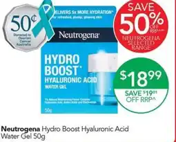 Terry White Neutrogena Hydro Boost Hyaluronic Acid Water Gel offer