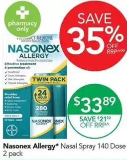 Terry White Nasonex Allergy offer