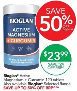 Terry White Bioglan Active Magnesium + Curcumin offer