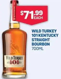 Bottlemart Wild turkey 101 kentucky straight bourbon offer