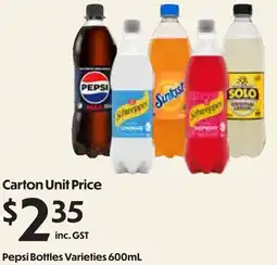 Campbells Wholesale Pepsi Bottles offer