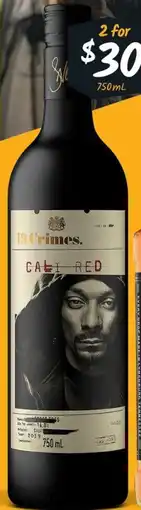 Cellarbrations 19 Crimes Snoop Cali offer