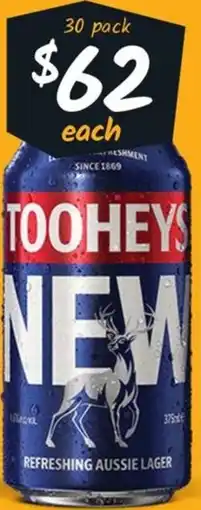 Cellarbrations Tooheys New Block Cans offer
