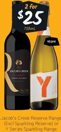 Cellarbrations Jacob's Creek Reserve Range offer