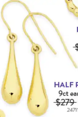 Goldmark 9ct earrings offer