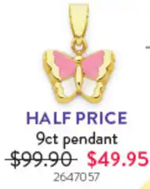 Goldmark 9ct pendant offer