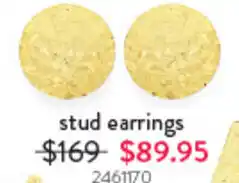 Goldmark stud earrings offer