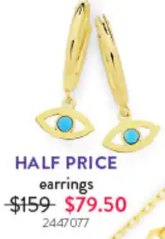Goldmark earrings offer