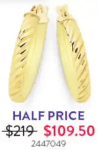 Goldmark earrings offer
