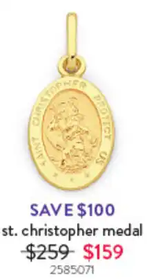 Goldmark st. christopher medal offer
