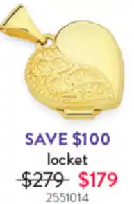 Goldmark Locket offer