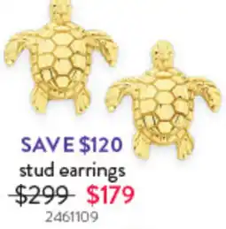 Goldmark stud earrings offer