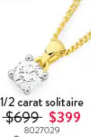 Goldmark 1/2 carat solitaire offer