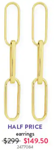 Goldmark earrings offer