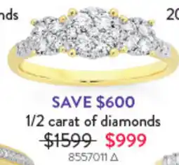 Goldmark 1/2 carat of diamonds offer