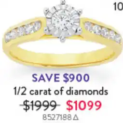 Goldmark 1/2 carat of diamonds offer