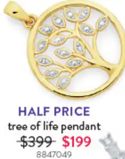 Goldmark tree of life pendant offer