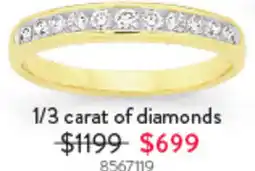 Goldmark 1/3 carat of diamonds offer
