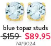 Goldmark blue topaz studs offer