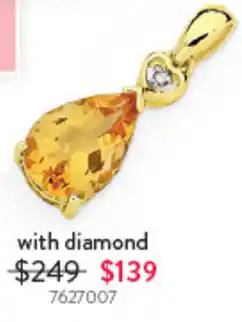 Goldmark Pendant with diamond offer