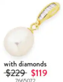 Goldmark Pendant with diamond offer
