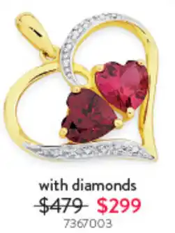 Goldmark Pendant with diamond offer