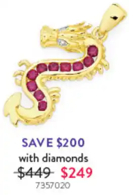 Goldmark Pendant with Diamond offer