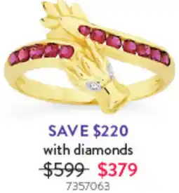 Goldmark Ring with diamonds offer