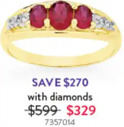 Goldmark Ring with diamond offer