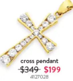 Goldmark cross pendant offer